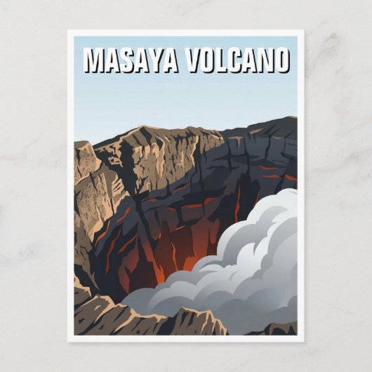 マサヤ火山 ポストカード (正面)