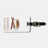 マサラスパイスティチャイティーティーカップインディアン料理 ラゲッジタグ (正面横)