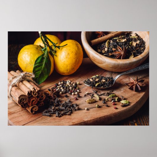 マサラチャイの材料 ポスター (正面)