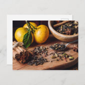 マサラチャイの材料 ポストカード (正面/裏面)