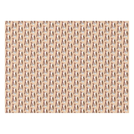 マサラチャイティーカップインディアンスパイス黒茶カップパ テーブルクロス (正面(横))