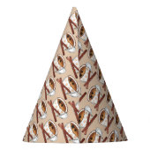 マサラチャイティーカップインディアンスパイス黒茶カップパ パーティーハット (裏面)