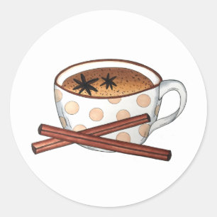 マサラチャイティーカップインディアンスパイス黒茶カップパ ラウンドシール
