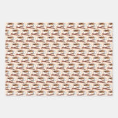 マサラチャイティーカップインディアンスパイス黒茶カップパ ラッピングペーパーシート (正面)