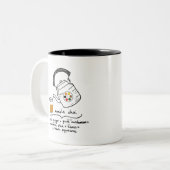 マサラチャイレシピ ツートーンマグカップ (正面左)