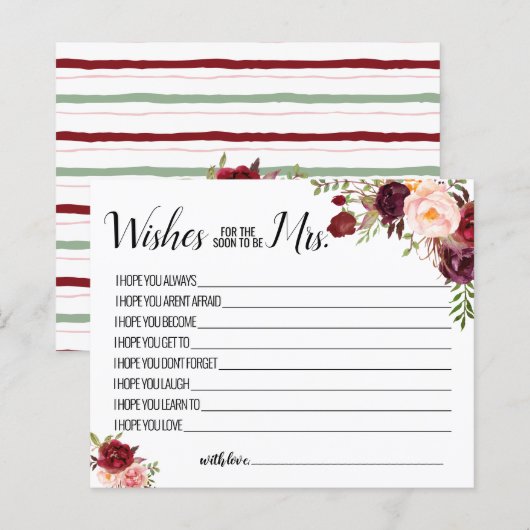 マサラ夫人のカードを願う (正面/裏面)