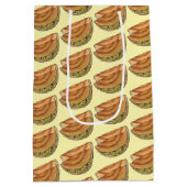 マサラ詰まったドサササウスインディアンフードキュイジーヌ ミディアムペーパーバッグ (裏面)