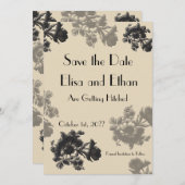 マサラ フローラ セーブ・ザ・デート 招待状 (正面/裏面)