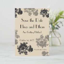 マサラ フローラ 保存日付のお知らせ 招待状