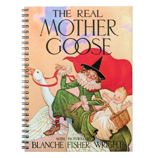 マザクラシックーグースの本の表紙 ノートブック (正面)