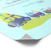 マザルトフユダヤ人ベビー命名誕生証明書少年 ポスター (角)