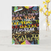 マザル・トフ カード (黄色い花)