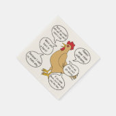 マザーおもしろいヘンアドバイスMoM スタンダードカクテルナプキン (角)