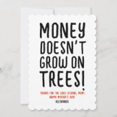 マザーおもしろいモットラブレッドホワイトブラックタイポグラフィ (正面)