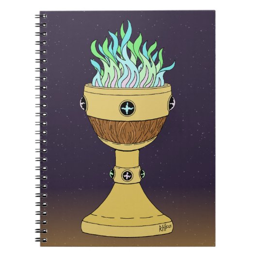 マザーとチャリスを組み合わせた魔法の薬 ノートブック (正面)