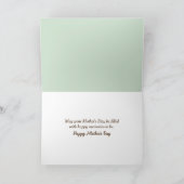 マザーアヒルとアヒルの水色 カード (内部)