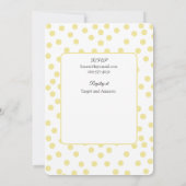 マザーアヒルとアヒル赤ちゃんシャワー招待状 招待状 (裏面)