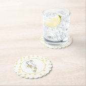 マザーアヒルとアヒル赤ちゃんシャワー紙コースター ペーパーコースター (インサイチュ)