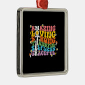 マザーアメージングラブレトロママ メタルオーナメント (右)