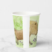 マザーアンドベビーカピバラ 紙コップ (右)