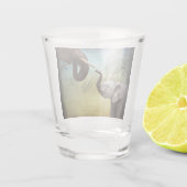 マザーアンドベビーゾウ・バンダナ ショットグラス (裏面)