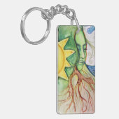 マザーアースガイア女神 キーホルダー (正面左)