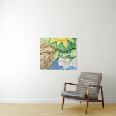 マザーアースガイア女神 タペストリー (インサイチュ(横))