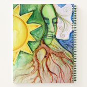 マザーアースガイア女神 ノートブック (裏面)