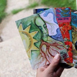 マザーアースガイア女神 ポストカード