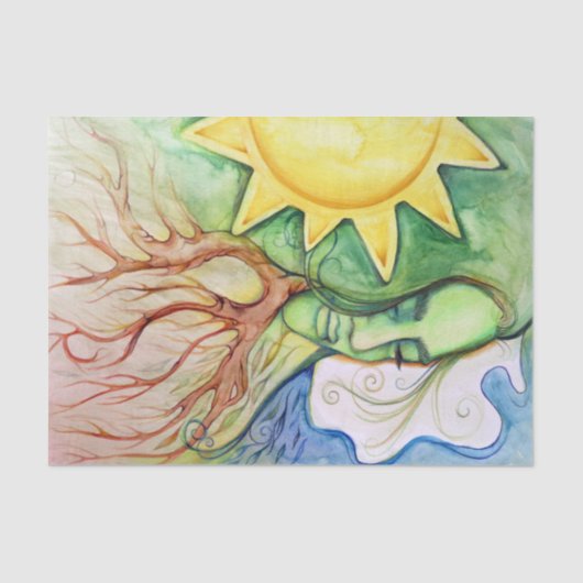 マザーアースガイア女神 薄葉紙 (正面)