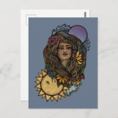 マザーアースザワールドタロット女神 ポストカード (正面/裏面)