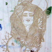 マザーアースザワールドタロット女神 ラバースタンプ