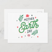 マザーアースデイ – 自然保全認識度 ポストカード (正面/裏面)