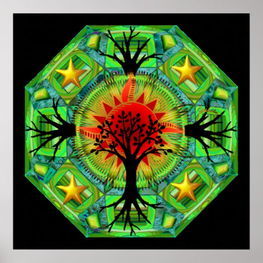 マザーアースプリント ポスター (正面)