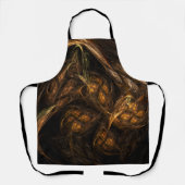 マザーアース抽象芸術アートエプロン エプロン (正面)