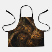 マザーアース抽象芸術アートエプロン エプロン (正面)