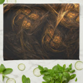 マザーアース抽象芸術アートキッチンタオル キッチンタオル (折り畳み)