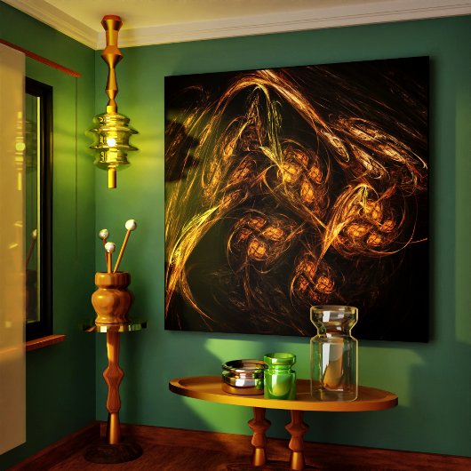 マザーアース抽象芸術アートキャンバスプリントプリント キャンバスプリント