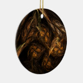 マザーアース抽象芸術アートサークルオーナメント セラミックオーナメント (右)