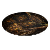 マザーアース抽象芸術アートサークル カッティングボード (角)