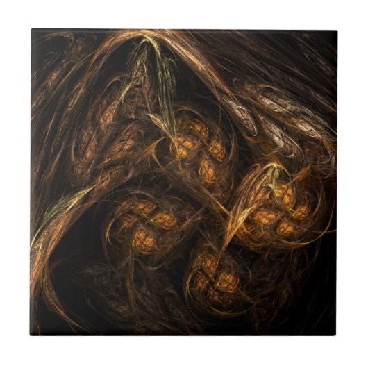 マザーアース抽象芸術アートタイル タイル (正面)