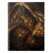 マザーアース抽象芸術アートノート ノートブック (正面)