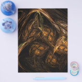 マザーアース抽象芸術アートフライヤー チラシ (シングル)