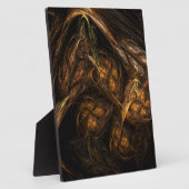 マザーアース抽象芸術アートプラーク フォトプラーク (側面)