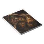 マザーアース抽象芸術アートメモ帳 ノートパッド (アングル)