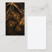 マザーアース抽象芸術アート名刺 名刺 (正面/裏面)