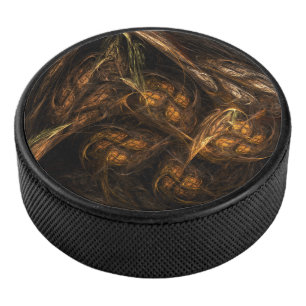 マザーアース抽象芸術アート アイスホッケーパック