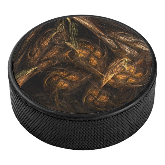 マザーアース抽象芸術アート アイスホッケーパック (3/4)