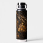 マザーアース抽象芸術アート ウォーターボトル (背面)