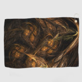 マザーアース抽象芸術アート ゴルフタオル (横)